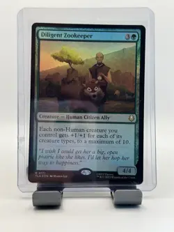 MTG, Diligent Zookeeper FOIL $3 ORDER MIN 171 NM Avatar: The Last Airbender Foil - Image 1