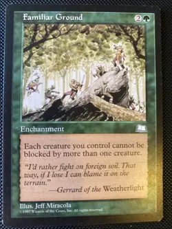 English - MTG Familiar Ground - Weatherlight - Image 1