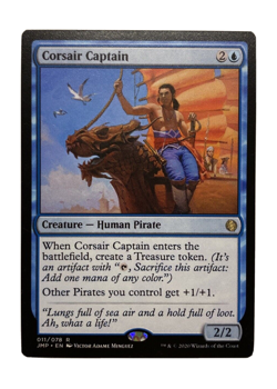 CORSAIR CAPTAIN JUMPSTART MTG BLUE CREATURE RARE NM - Image 1