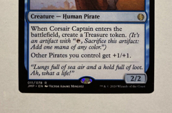 CORSAIR CAPTAIN JUMPSTART MTG BLUE CREATURE RARE NM - Image 3