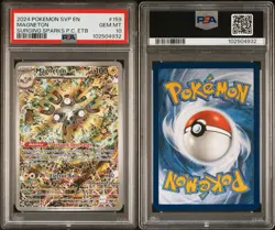 Magneton Pokemon Center Stamped Surging Sparks Promo #159 PSA 10 - Image 3