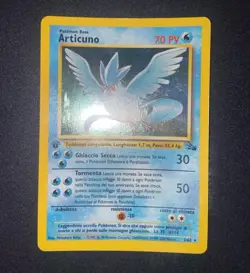 Articuno 2/62 Fossil Prima Edizione Rara Holo Pokemon No Shining Charizard - Image 1