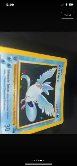 Articuno 2/62 Fossil Prima Edizione Rara Holo Pokemon No Shining Charizard - Image 4