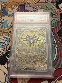 Pokemon Center Magnet Magneton #159 PSA 10 Surging Sparks Promo - Image 1