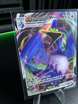 Pokemon TCG Cramorant VMAX 055/072 Shining Fates Ultra Rare Near Mint Condition - Image 2