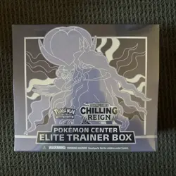 Pokemon Center Edition ETB Chilling Reign Elite Trainer Box New & Sealed 820650809712 - Image 1