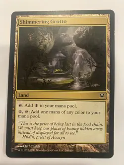 Shimmering Grotto - Magic the Gathering MTG Innistrad Single Card - Image 1