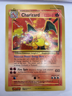 Pokemon Card Charizard Promo CoroCoro Comic Jumbo Vintage 1999 Japanese - Image 1