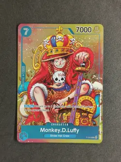 Monkey D. Luffy Convention Exclusive Foil 2024 Promo Card P-043 English -NM - Image 1