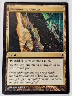 Shimmering Grotto - Lorwyn - Magic the Gathering MTG Nice! - Image 1