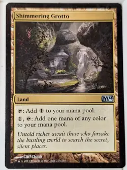 Shimmering Grotto - Magic 2014 Core Set M14 - Magic the Gathering MTG Nice! - Image 1