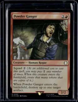 Powder Ganger - 65 - Foil - PIP - NM - MTG Magic the Gathering - Image 1