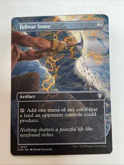 Fellwar Stone (Borderless) Commander Masters#657 Uncommon - Image 1