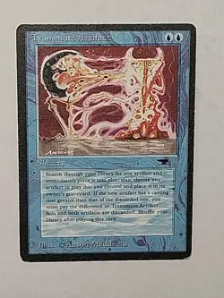 Transmute Artifact Antiquities Magic The Gathering MTG. Very Good Condition. - Image 1