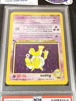 Pokemon TCG - Fossil Set - Hypno - Holo - 1999 - 8/62 - PSA 9 Mint - Image 5