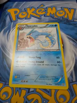 Pokemon TCG Gyarados 24/124 Dragons Exalted Holo Rare - LP - Image 1
