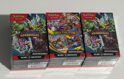 Pokemon Booster Bundle Sealed Lot - 2 TWILIGHT MASQUERADE & 1 MEGA EVOLUTION - Image 1