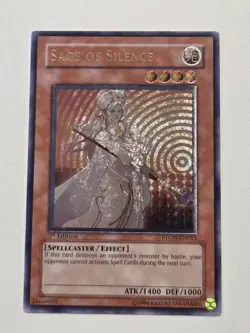 Sage of Silence (UTR) STON-EN015 Ultimate Rare Yugioh 1st Edition Strike of Neos - Image 1