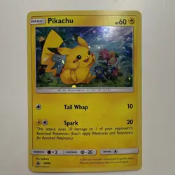 Pokemon Pikachu TCG SM86 Cosmos Holo Black Star Promo Card 2017 NM - Image 1