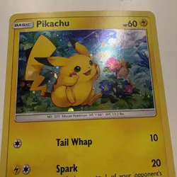 Pokemon Pikachu TCG SM86 Cosmos Holo Black Star Promo Card 2017 NM - Image 2