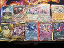 Random Lot Pokemon Card Of 10 TCG W/1 FullArt,GX, EX, V, VMAX,Classic,OR Alt Art - Image 1