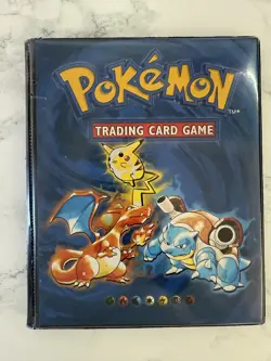 Pokemon Original binder Trading Card Game Card Folder 1999 - Image 1