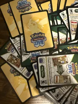Pokemon TCG Live Code Cards - Digital Codes - Multiple Sets - Fast Message Dlv. - Image 1