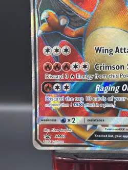 Charizard GX - SM60 - Full Alt Art Promo Rare - Pokemon Card - MP - Image 5