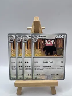 Bewear 112/132 non Holo Mega Evolution Common Pokemon 2025 TCG Card NM - Image 3