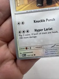 Bewear 112/132 non Holo Mega Evolution Common Pokemon 2025 TCG Card NM - Image 5