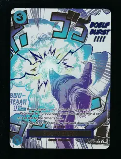 Boeuf Burst OP12-060 Alt Art Rare Manga Event One Piece Card Game - Image 1
