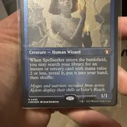 MTG Spellseeker - Foil Etched, NM-Mint, English Commander Masters - Image 2