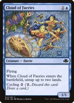 1x Cloud of Faeries FOIL - NM - See Pic for Set - SPARROW MAGIC mtg - Image 1