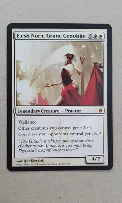 MtG - Elesh Norn, Grand Cenobite x1 - New Phyrexia -Rare Mythic Commander Staple - Image 1