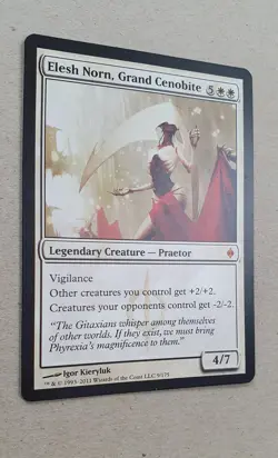 MtG - Elesh Norn, Grand Cenobite x1 - New Phyrexia -Rare Mythic Commander Staple - Image 2