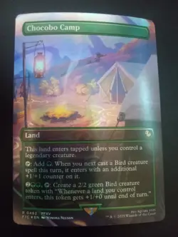 MTG Chocobo Camp (Borderless) [FINAL FANTASY Commander] Magic The Gathering NM - Image 1
