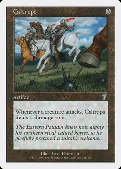 MTG - 7th Edition Caltrops! NEAR MINT! FREE SHIPPING! - Image 1