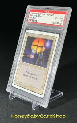 MTG Unlimited Edition 1993 Death Ward PSA 8 NM/MT Old School 93/94 - Image 3