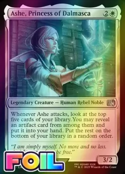 Ashe, Princess of Dalmasca #7 (Foil) (NM) Final Fantasy FIN Magic MTG - Image 1