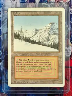 MTG Magic The Gathering - Taiga - Revised Edition (NM/Exellent+ Condition) - Image 1