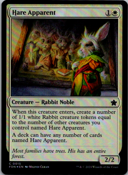 Hare Apparent C Foundations FDN 15 NM Foil - Image 1