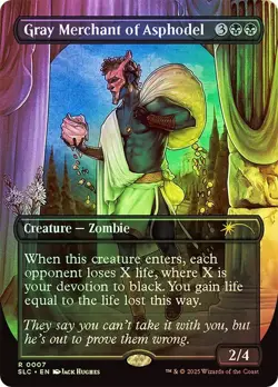 Gray Merchant of Asphodel Foil Secret Lair Encyclopedia NM MTG - Image 1