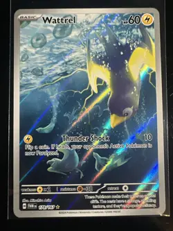 Wattrel IR 178/167 Twilight Masquerade Illustration Rare Holo Pokemon Mint/NM - Image 1