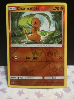 CHARMANDER REVERSE HOLO COMMON 1/70 DRAGON MAJESTY POKEMON TCG NM - Image 1