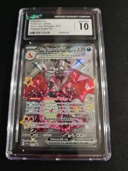 Pokemon Charizard Ex 074 Black Star Promo Paldean Fates CGC 10 Gem Mint - Image 1