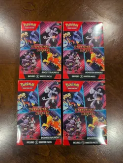 Pokemon TCG - Destined Rivals Booster Bundles x4 - New And Sealed - Image 1