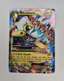 M Ampharos EX Ultra Rare XY - Ancient Origins 28/98 LP - Pokemon TCG - Image 1