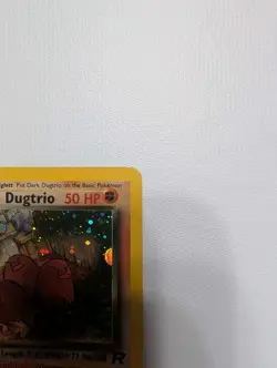 Dark Dugtrio 1st Edition Holo Rare 6/82 Team Rocket Ungraded NM/LP Pokemon TCG - Image 4