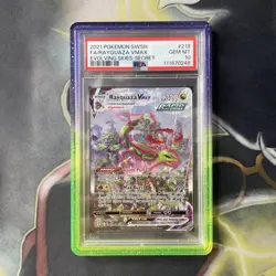 Pokemon - Rayquaza VMAX 218/203 - SWSH Evolving Skies - PSA 10 GEM MINT - Image 1