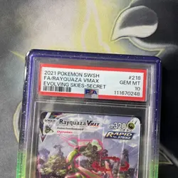Pokemon - Rayquaza VMAX 218/203 - SWSH Evolving Skies - PSA 10 GEM MINT - Image 3